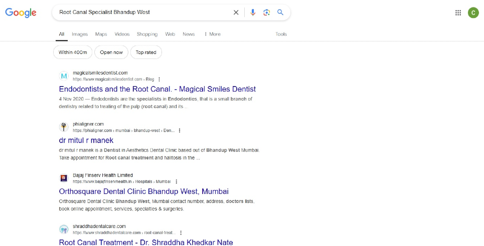 Root Canal Specialist Bhandup West